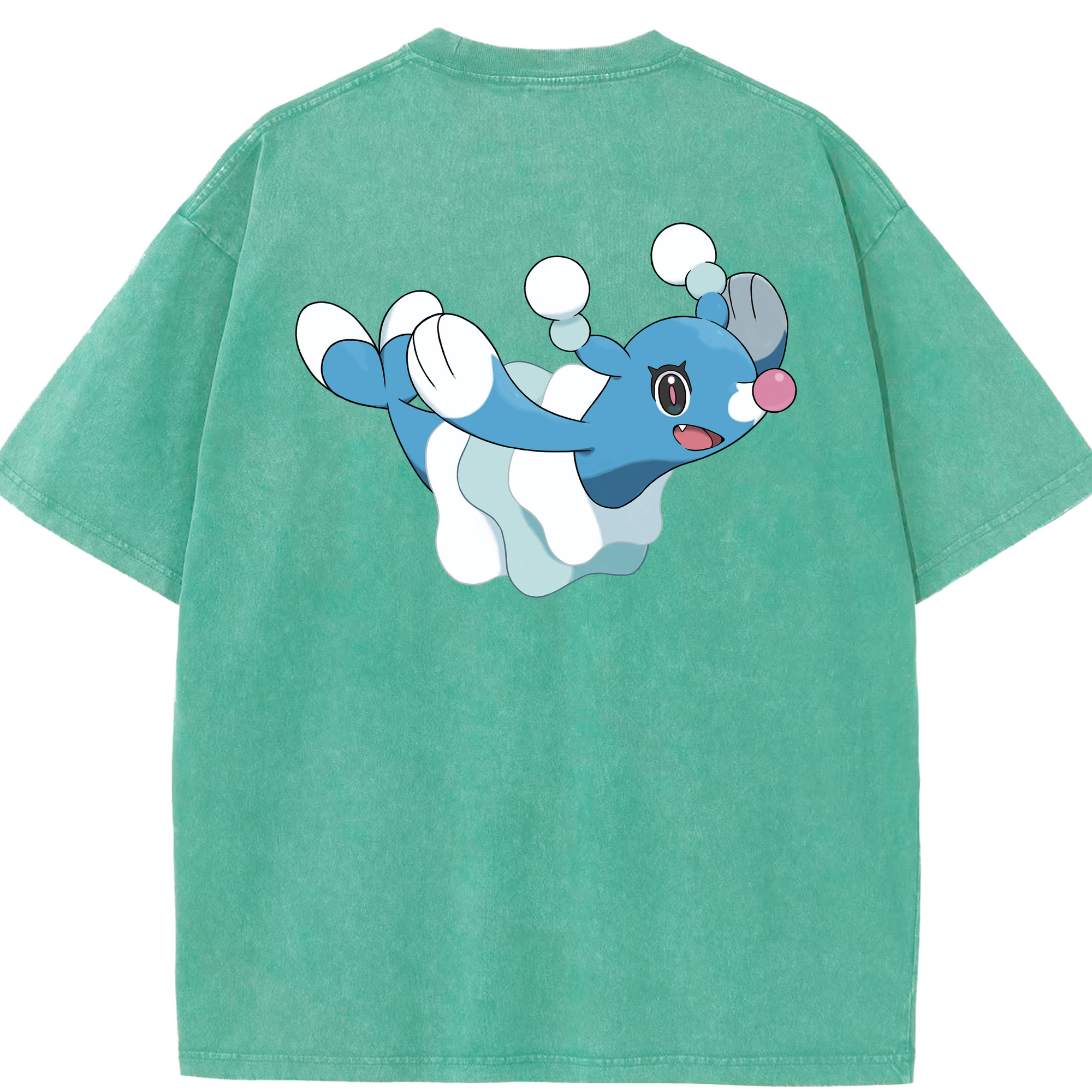 （画像用） ポケットモンスター Pokémon 綿100% ヴィンテージ風 半袖Tシャツ（背面プリント）